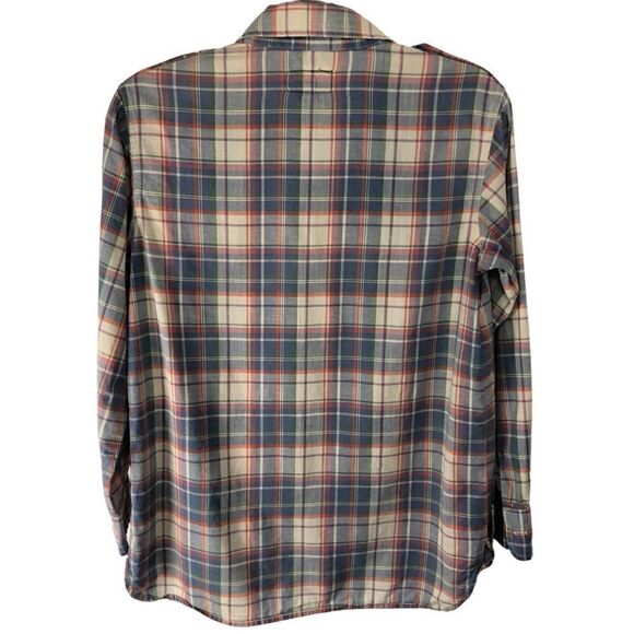 Current/Elliott Long Sleeve Button-Down Shirt Plaid Size Small (1) - Picture 4 of 10